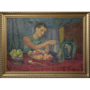 Zbigniew PRONASZKO (1885-1958), Donna a tavola