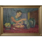 Zbigniew PRONASZKO (1885-1958), Kobieta przy stole