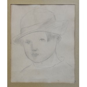 Tadeusz MAKOWSKI (1882-1932), Dziewczynka w kapelusiku