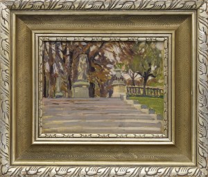 Stanisław CZAJKOWSKI (1878-1954), Paryż [Ogród Luksemburski], 1912