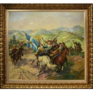 Tadeusz KOKIETEK (1920-1982), Skirmish with the Swedes, 1979