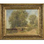 Hipolit LIPIŃSKI (1846-1884) - przypisywany, Na pastwisku