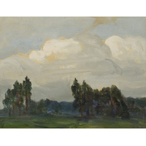 Czesław ZNAMIEROWSKI (1890-1977), Pejzaż z Wileńszczyzny, 1935