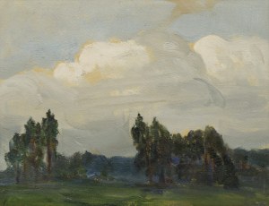 Czesław ZNAMIEROWSKI (1890-1977), Pejzaż z Wileńszczyzny, 1935