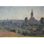Marian MRÓZ (1908-1967), Panorama Tuchowa, 1943