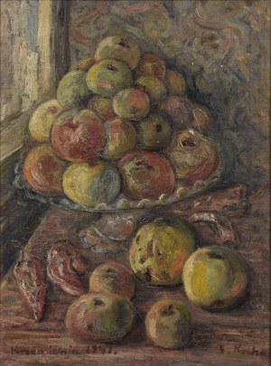 Emil KRCHA (1894-1972), Zmarznięte jabłka, 1941