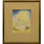 Eugeniusz WANIEK (1906-2009), Rysująca dziewczynka, 1948