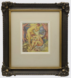 Wiktor Kazimierz HOLLER (1881-1975), Kąpiące się - akt