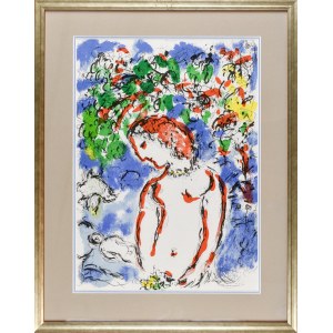 Marc CHAGALL (1887 - 1985), Woman in a garden, 1972