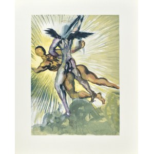 Salvador DALI (1904-1989), La Divine Comédie - Le Purgatoire (Purgatory) - Chant VIII, 1963.