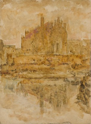 Józef PIENIĄŻEK (1888-1953), Widok na Gdańsk