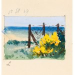 Soter August JAXA-MAŁACHOWSKI (1867-1952), Spienione morze we Władysławowie, 1939