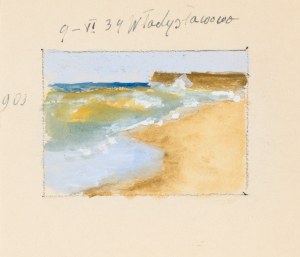 Soter August JAXA-MAŁACHOWSKI (1867-1952), Wybrzeże bałtyckie we Władysławowie, 1939