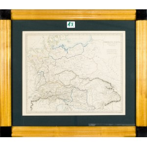 MAPA Wielkie Niemcy, XIX wiek, MAPA Wielkie Niemcy, XIX wiek