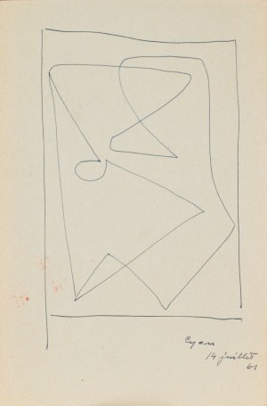 Zdzisław (CYAN) CYANKIEWICZ (1912-1981), Kompozycja, 1961
