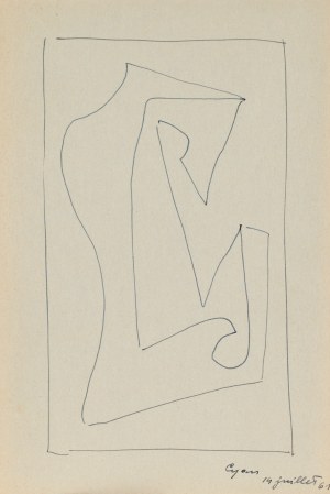 Zdzislaw (CYAN) CYANKIEWICZ (1912-1981), Composition, 1961
