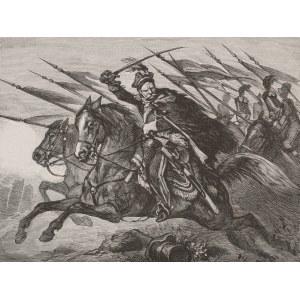Juliusz KOSSAK (1824-1899), Do ataku! - Pan Mohort osłania odwrót brygady Wielborskiego