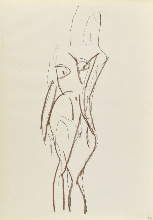 Jerzy PANEK (1918-2001), Akt kobiecy stojący, 1969