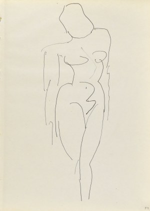 Jerzy PANEK (1918-2001), Akt kobiecy stojący, 1969