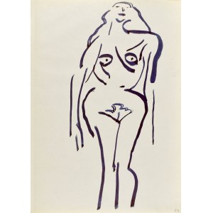 Jerzy PANEK (1918-2001), Akt kobiecy stojący, 1969
