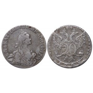 Russian Empire, 20 Kopecks, 1768 year, SPB
