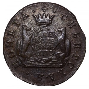 Ruské impérium, Sibiř, 2 kopějky, rok 1770, KM