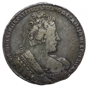 Empire russe, 1 rouble, année 1733