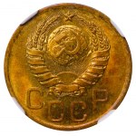 Soviet Union, 3 Kopecks, 1940 year, NGC, MS 63