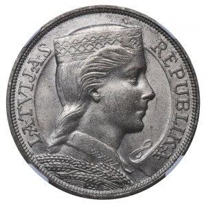 Latvia, 5 Lati, 1931 year, NGC, MS 63