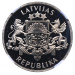 Latvia, 2 Lati, 1993 year, 75th Anniversary of the Declaration of Independence, NGC, PF 68 ULTRA CAMEO