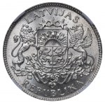 Lotyšsko, 1 lats, rok 1924, NGC, MS 64