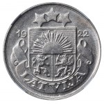 Latvia, 10 Santimu, 1922 year, NGC, MS 63