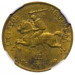 Lithuania, 10 Centu, 1925 year, NGC, MS 63