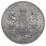 Kingdom of Hannover, 2 Vereinsthaler, 1862 year, B, NGC, MS 61