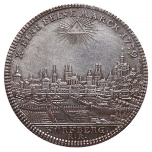Free imperial city of Nuremberg, 1 Thaler, 1779 year, KR