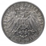 Anhalt-Dessau, 3 Mark, 1909 year, A