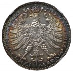 Grand Duchy of Saxe-Weimar-Eisenach, 3 Mark, 1915 year, A, NGC, MS 64, 100th Anniversary of the Grand Duchy of Saxe-Weimar-Eisenach