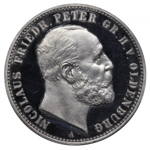 Grand duchy of Oldenburg, 2 Marks, 1891 year, A, Proof(?)