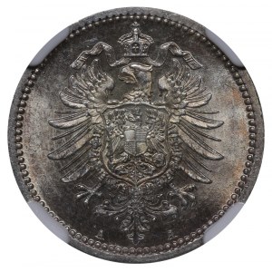 Germany, 50 Pfennigs, 1875 year, A, NGC, MS 63