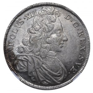 Sweden, 4 Mark, 1700 year, HZ, NGC, MS 61, Top PoP