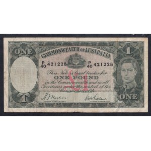 Australia, 1 Pound, 1938-1952, VF