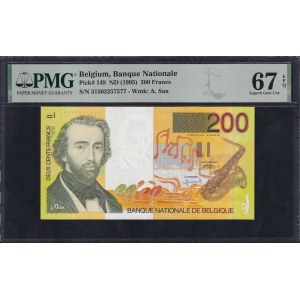 Belgium, 200 Francs, 1995, Superb Gem UNC 67 EPQ