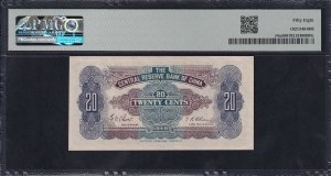 China, 20 Cents, 1940, Choice About UNC 58