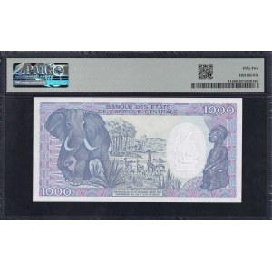 Congo Republic, 1000 Francs, 1992, About UNC 55