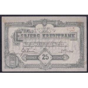 Denmark, 25 Kroner, 1891-1924, AU