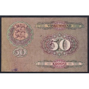 Estonia, 50 Krooni, 1929, VF