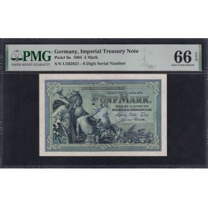 Germany, 5 Mark, 1904, Gem UNC 66 EPQ