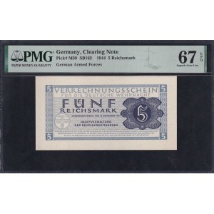 Germany, 5 Reichsmark, 1944, Superb Gem UNC 67 EPQ