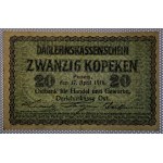Germany, 20 Kopeken, 1916, POSEN, VF-XF,