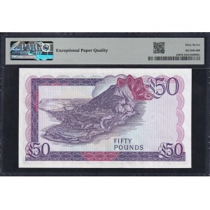 Gibraltar, 50 Pounds, 1986, Superb Gem UNC 67 EPQ